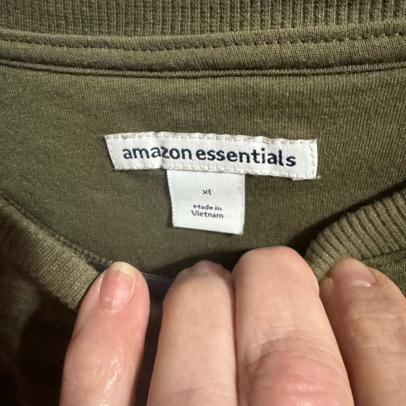 Amazon Essentials Olive Green Sweatshirt Womens XL - Picture 2 of 2